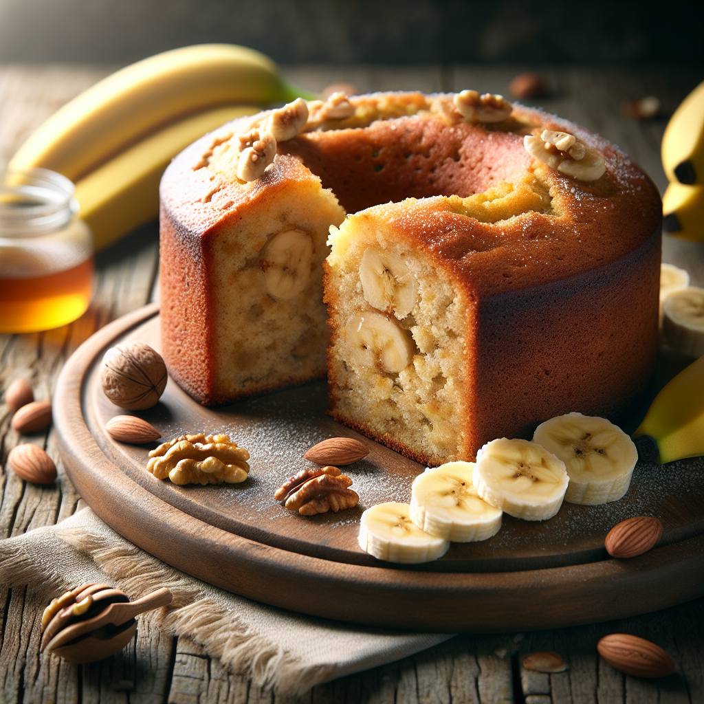 Bolo de Banana Fit