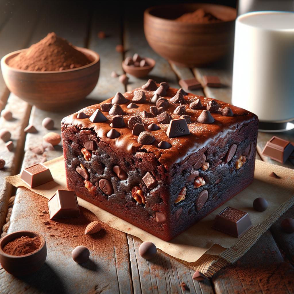 Brownie Proteico de Chocolate