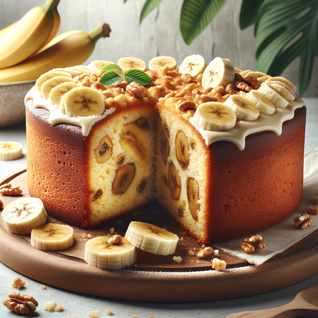 Bolo de Banana Fit